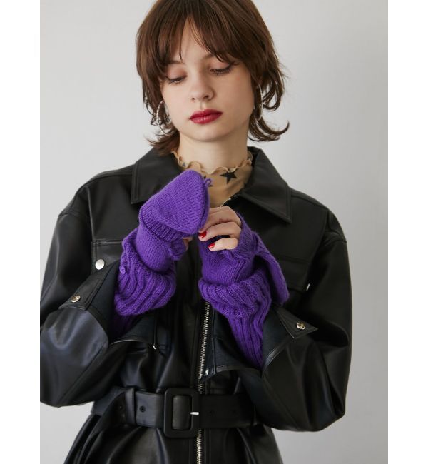 jouetie「ニットロンググローブ」|手袋|