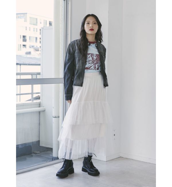 jouetie「シングルジップジャケット【セットアップ対応】」|デニムジャケット|