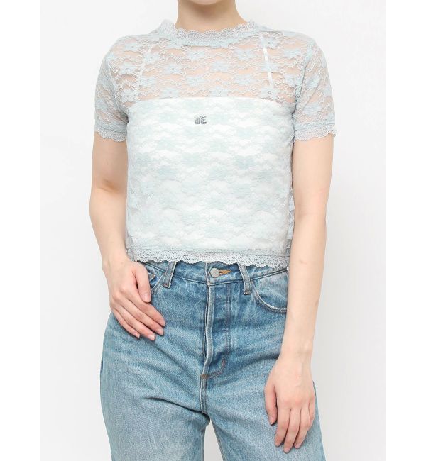 jouetie「レースフィットTシャツ」|Tシャツ・カットソー|