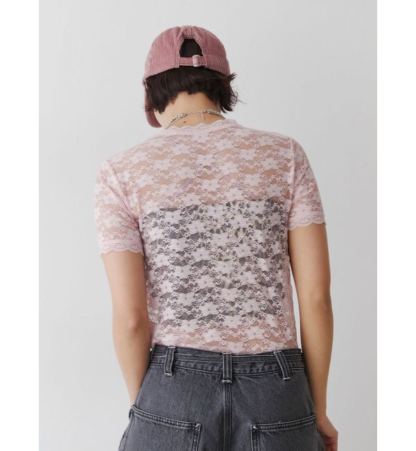 jouetie「レースフィットTシャツ」|Tシャツ・カットソー|
