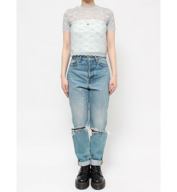 jouetie「レースフィットTシャツ」|Tシャツ・カットソー|