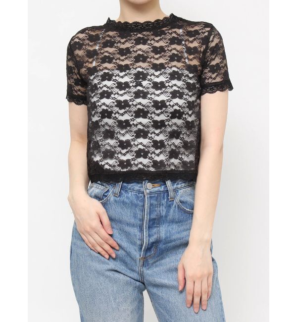 jouetie「レースフィットTシャツ」|Tシャツ・カットソー|