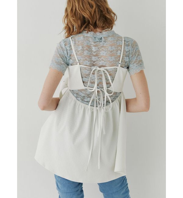 jouetie「レースフィットTシャツ」|Tシャツ・カットソー|