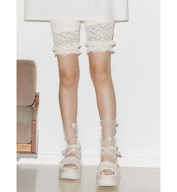 merry jenny「フリルメッシュスニーカーサンダル」|その他|