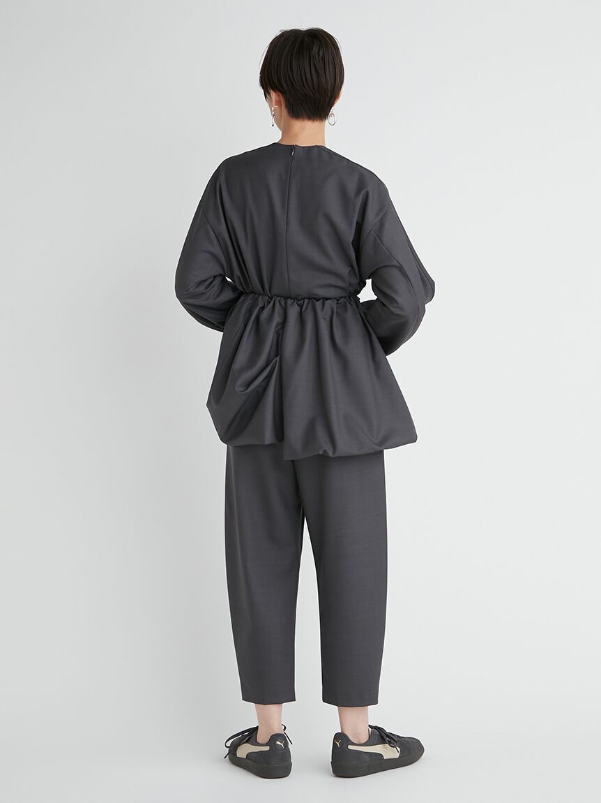 emmi atelier「【emmi atelier】金子綾 コラボケープ付きブラウス」|シャツ・ブラウス|