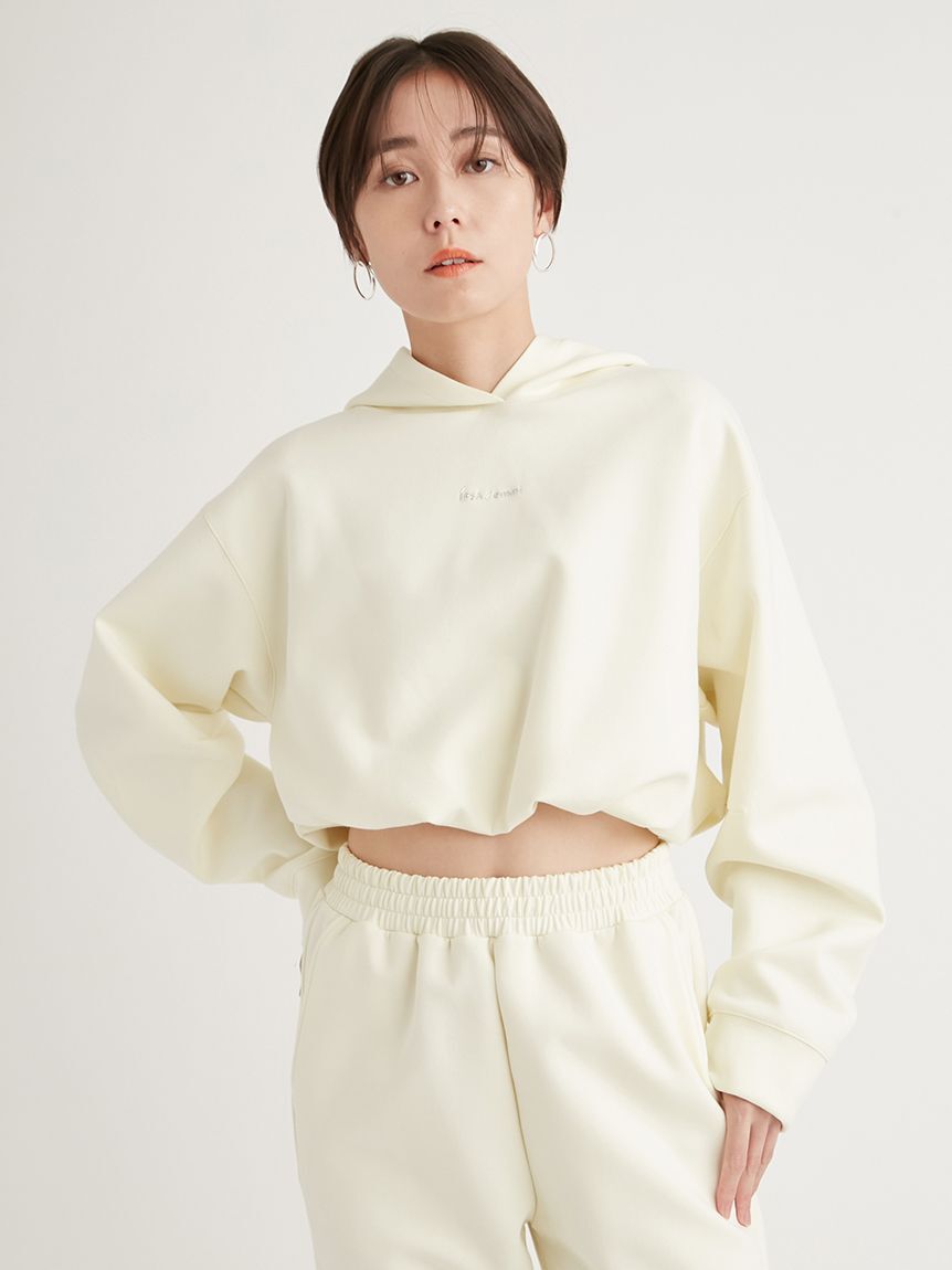 emmi atelier「【IPSA/emmi】ダンボールフーディートップス」|Tシャツ・カットソー|