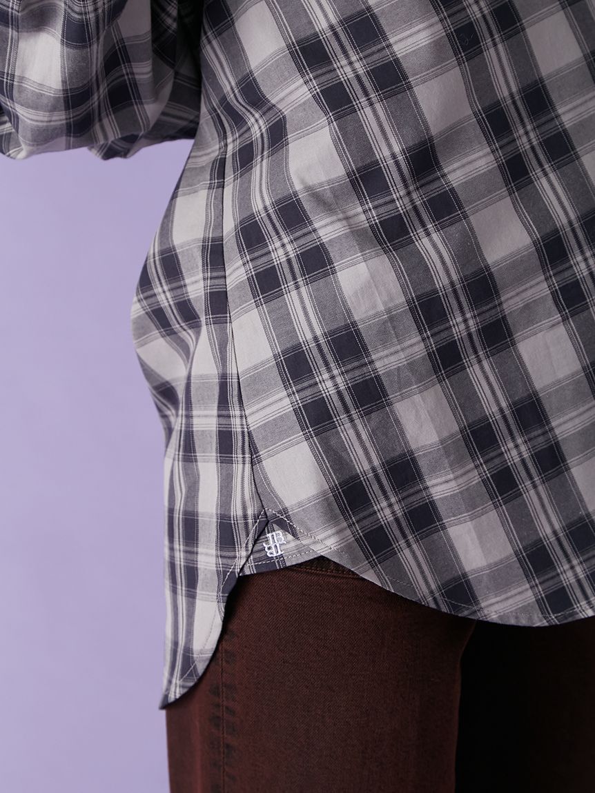 LILY BROWN「Lily Bearチェックオーバーシャツ」|シャツ・ブラウス|