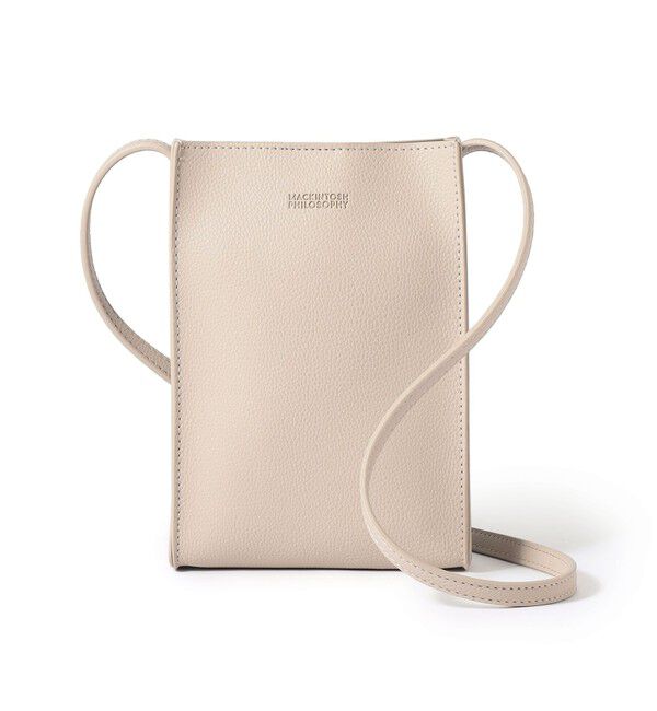 MACKINTOSH PHILOSOPHY「スマホショルダーポーチ」|ショルダー・メッセンジャー|ベージュ