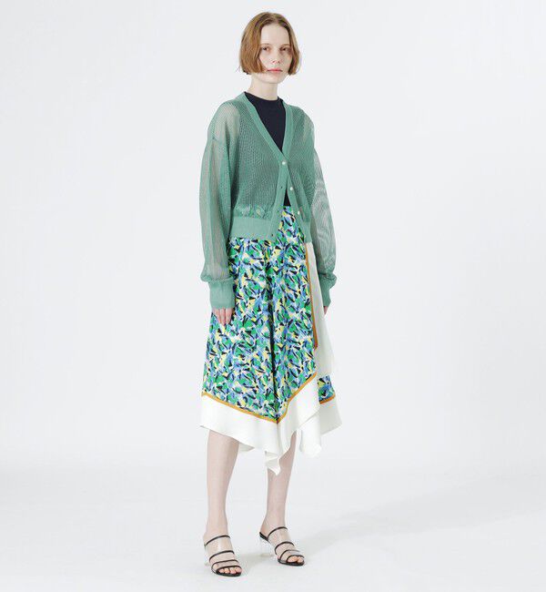  「メッシュニットカーディガン」|ニット・セーター|