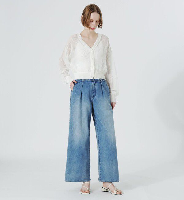  「メッシュニットカーディガン」|ニット・セーター|