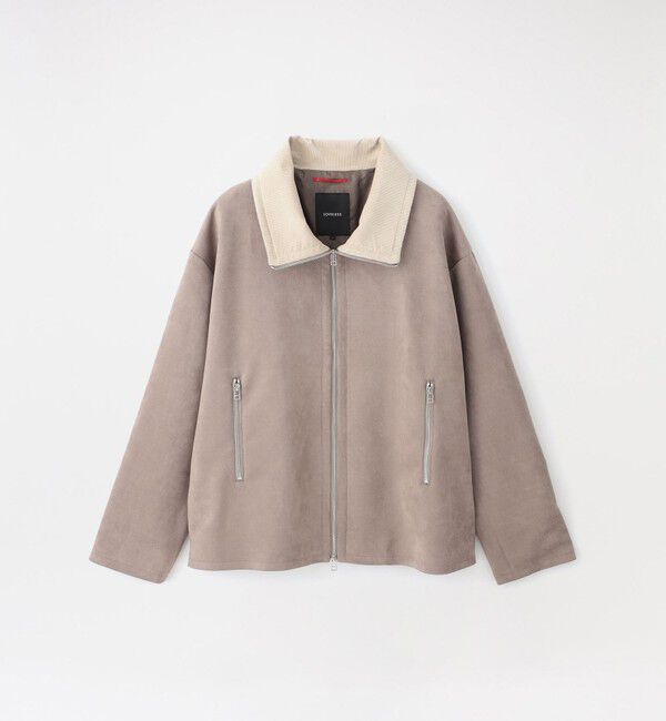  「スエードライクスタンドネックブルゾン」|ブルゾン・スタジャン|ベージュ6
