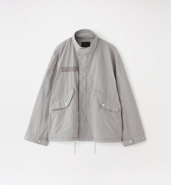  「ガーメントダイショートフィールドブルゾン」|ブルゾン・スタジャン|グレー