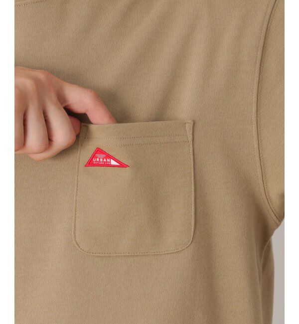 ikka「URBAN NATURE LIFE アーバンネイチャーライフ バイカラードロストTシャツ」|Tシャツ・カットソー|