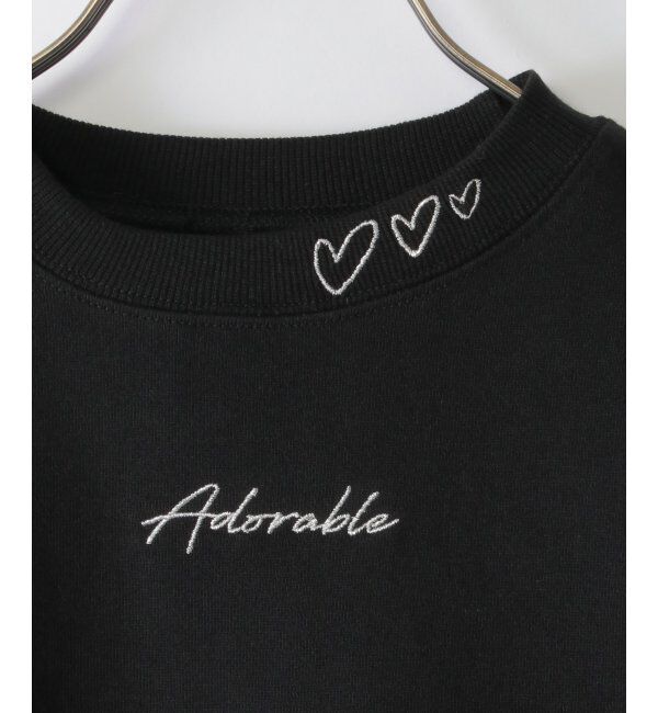 ikka kids「袖ファー刺繍裏毛プルオーバー 2 （120~160cm）」|Tシャツ・カットソー|