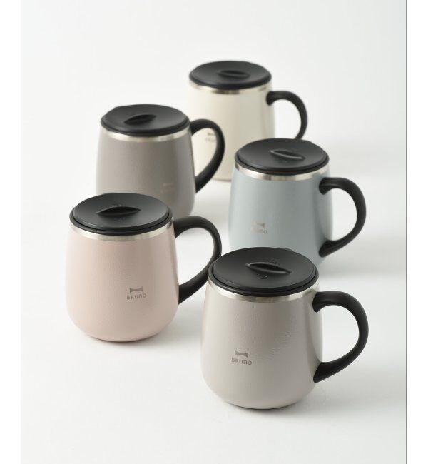 TOKYO DESIGN CHANNEL「BRUNO ブルーノ 蓋付きステンレスマグ short」|食器・キッチングッズ|