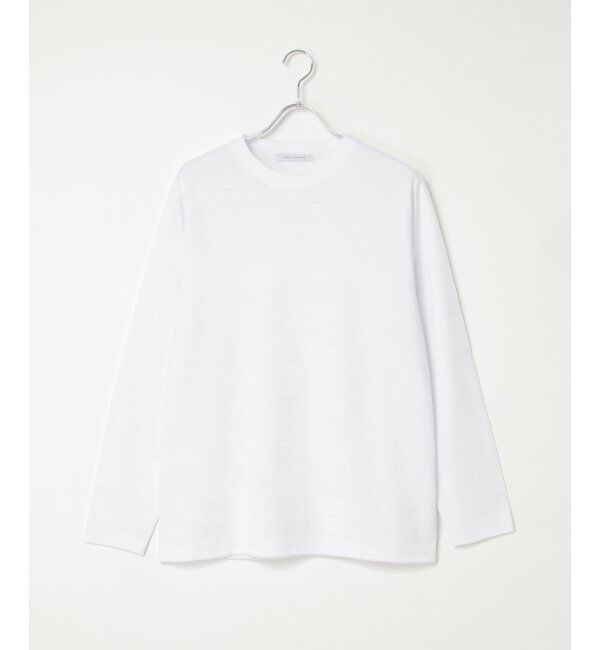 IKKA LOUNGE「ランダムリップルボーダーロンT」|Tシャツ・カットソー|