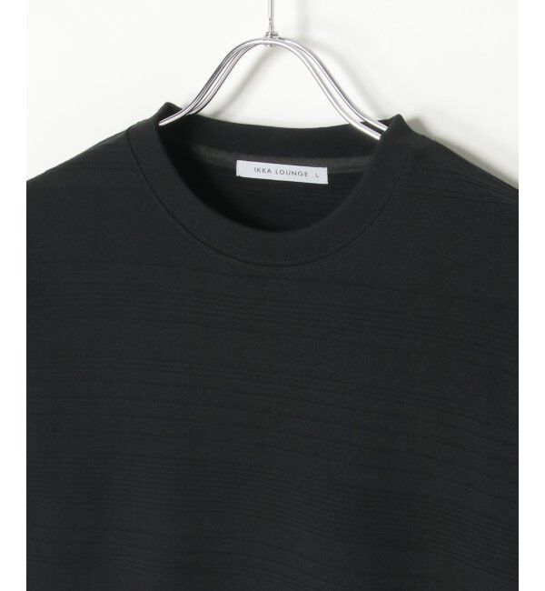IKKA LOUNGE「ランダムリップルボーダーロンT」|Tシャツ・カットソー|