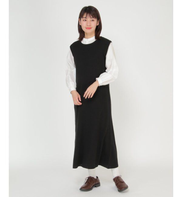 Lbc with Life「ニットレイヤードワンピ」|ワンピース|