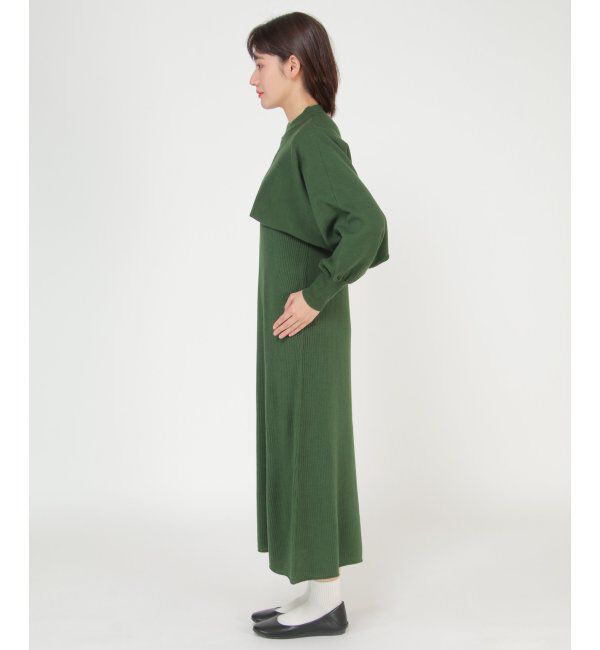 Lbc with Life「ニットレイヤードワンピ」|ワンピース|