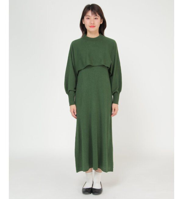 Lbc with Life「ニットレイヤードワンピ」|ワンピース|