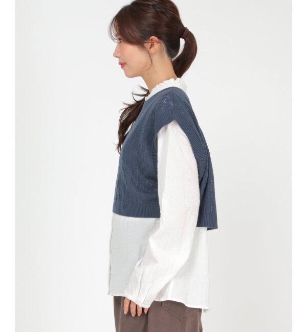 Lbc with Life「ニットベストワンピセット」|ワンピース|