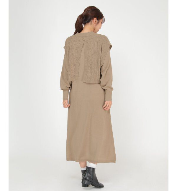 Lbc with Life「ニットベストワンピセット」|ワンピース|