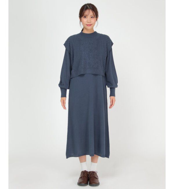 Lbc with Life「ニットベストワンピセット」|ワンピース|