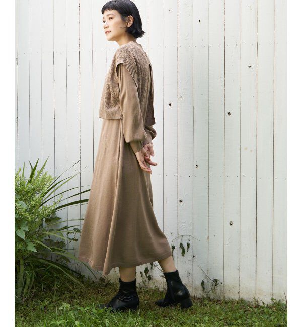 Lbc with Life「ニットベストワンピセット」|ワンピース|