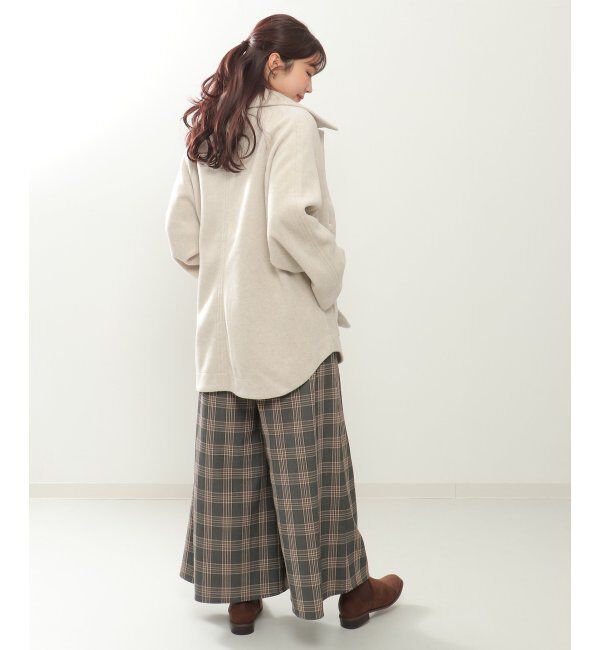 Lbc with Life「ポンチョライクミドルアウター」|ブルゾン・スタジャン|