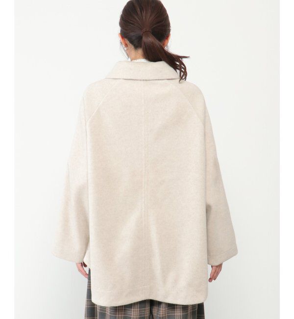 Lbc with Life「ポンチョライクミドルアウター」|ブルゾン・スタジャン|