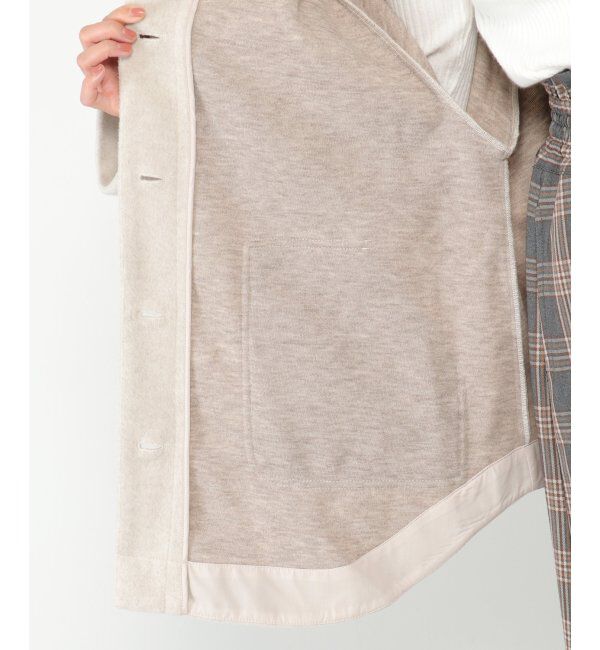 Lbc with Life「ポンチョライクミドルアウター」|ブルゾン・スタジャン|