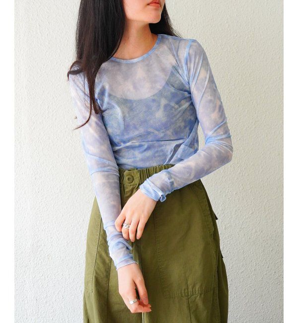 VENCE share style「タイダイシアートップス」|Tシャツ・カットソー|ブルー