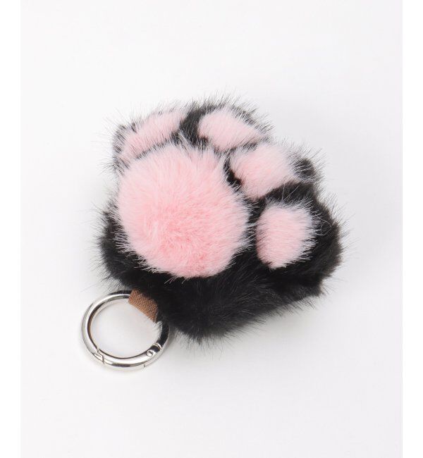 VENCE share style「肉球ファーチャーム」|その他|ブラック