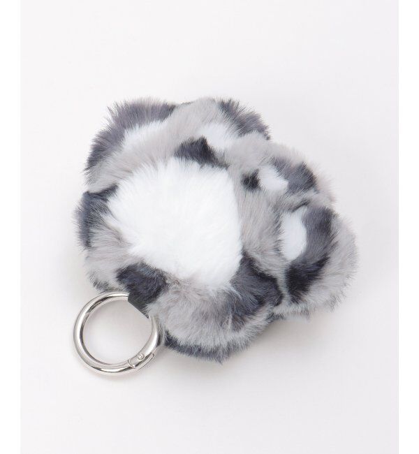 VENCE share style「レオパード肉球ファーチャーム」|その他|グレー