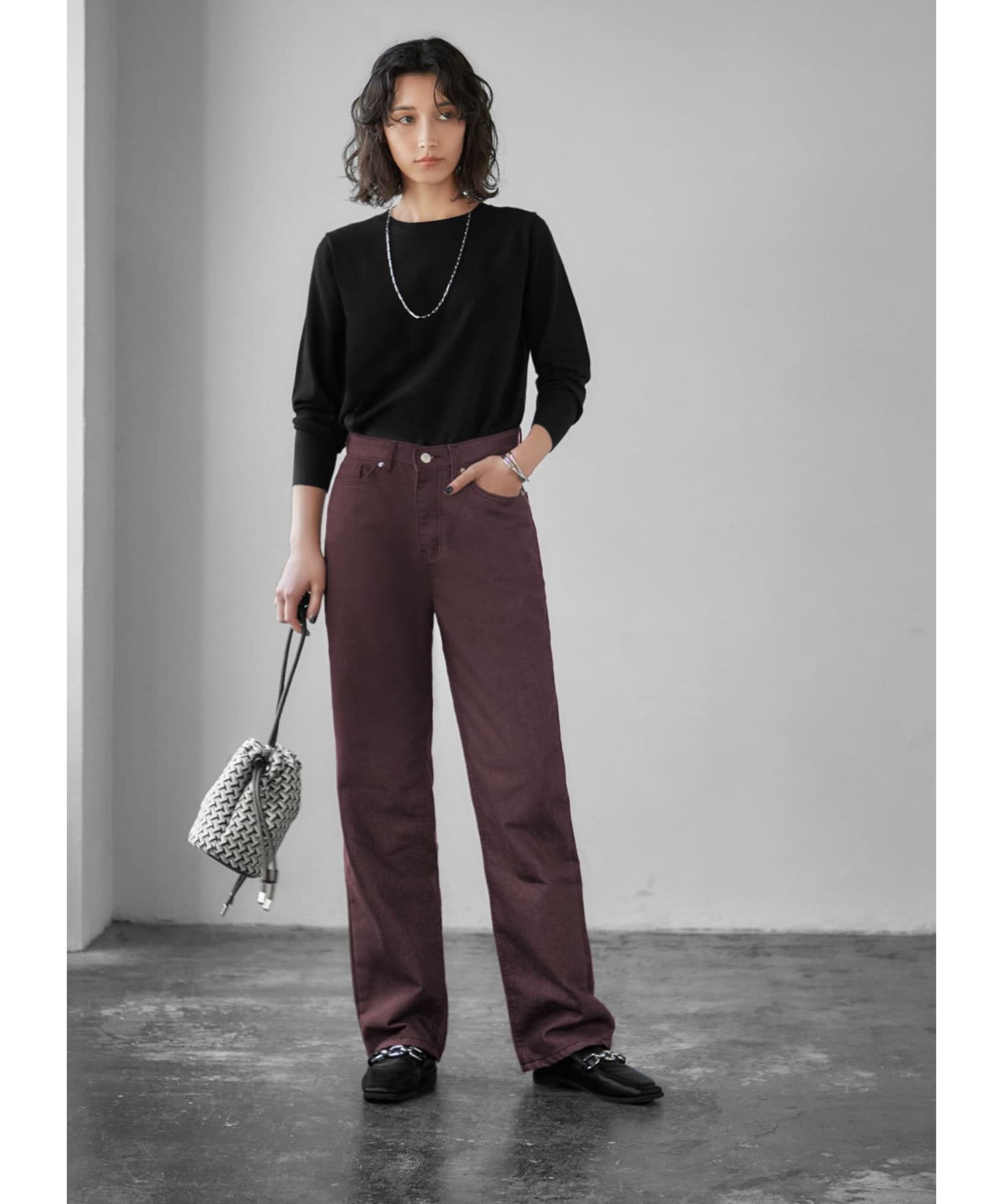 STYLE DELI「リサイクルカラーストレートデニム」|デニム|