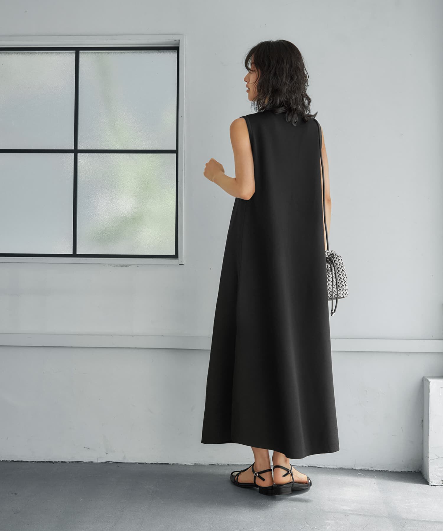 STYLE DELI「スポンディッシュハイネックノースリワンピース」|ワンピース|