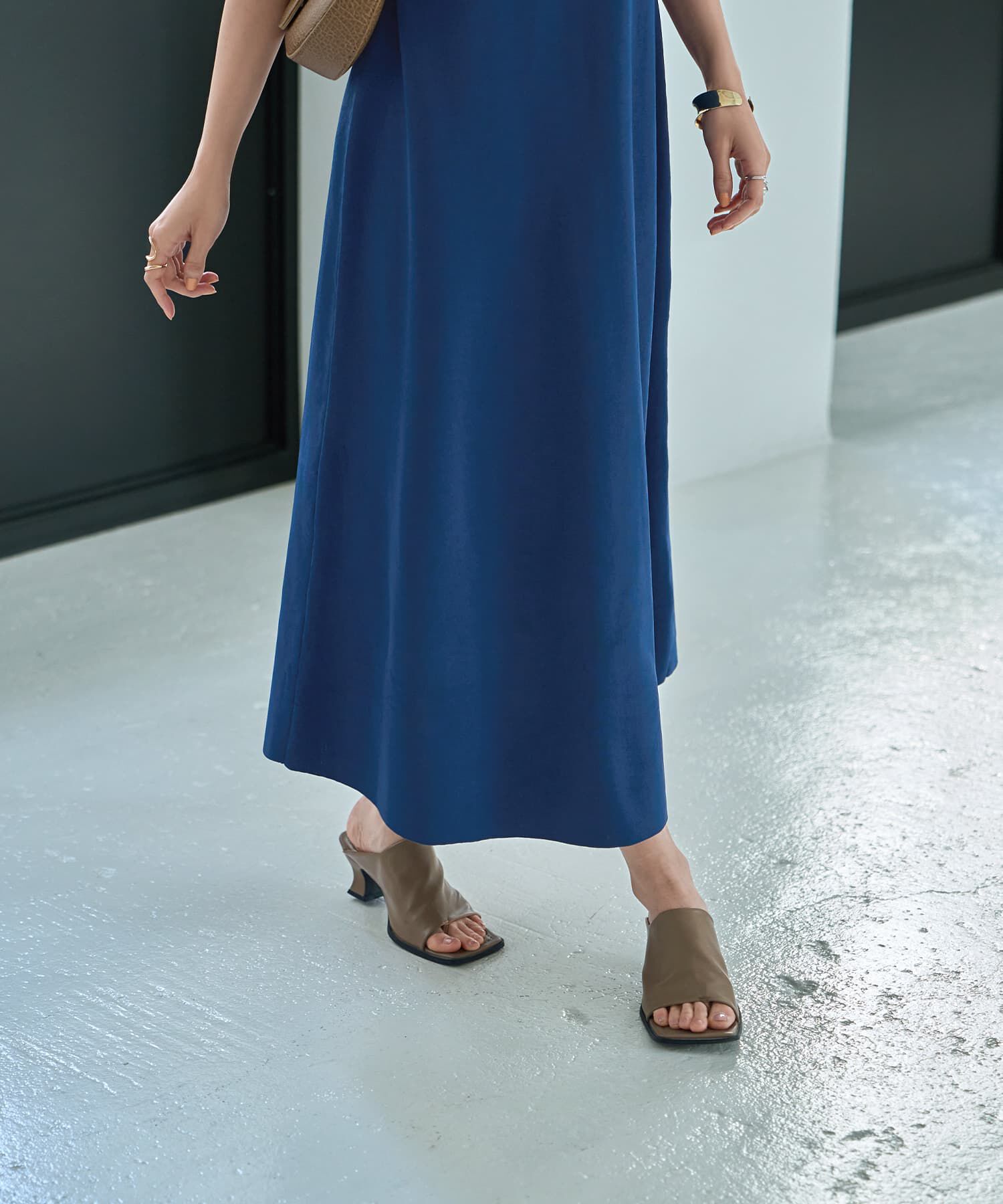 STYLE DELI「スポンディッシュハイネックノースリワンピース」|ワンピース|