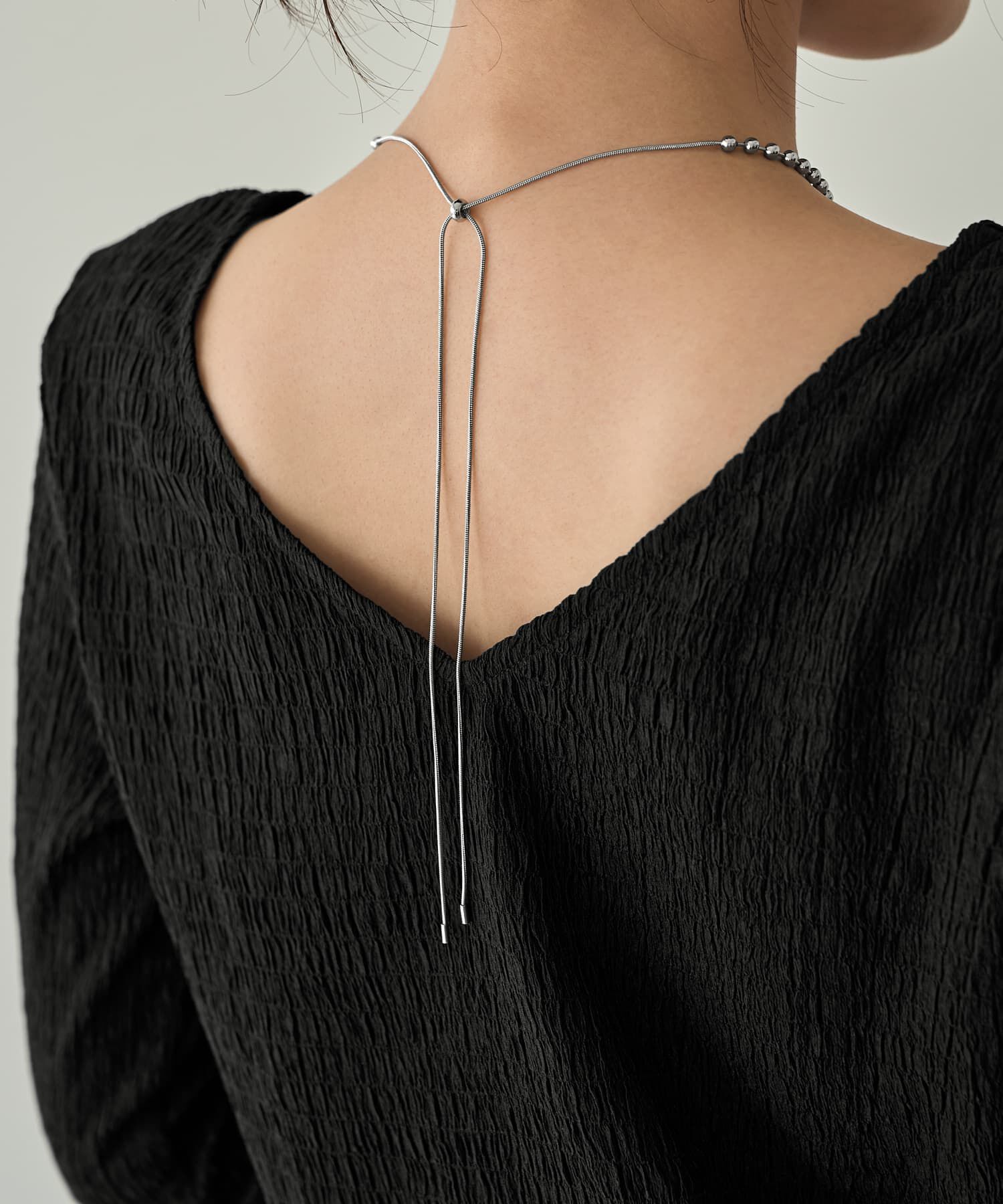 STYLE DELI「長短自在プチボールネックレス」|ネックレス|