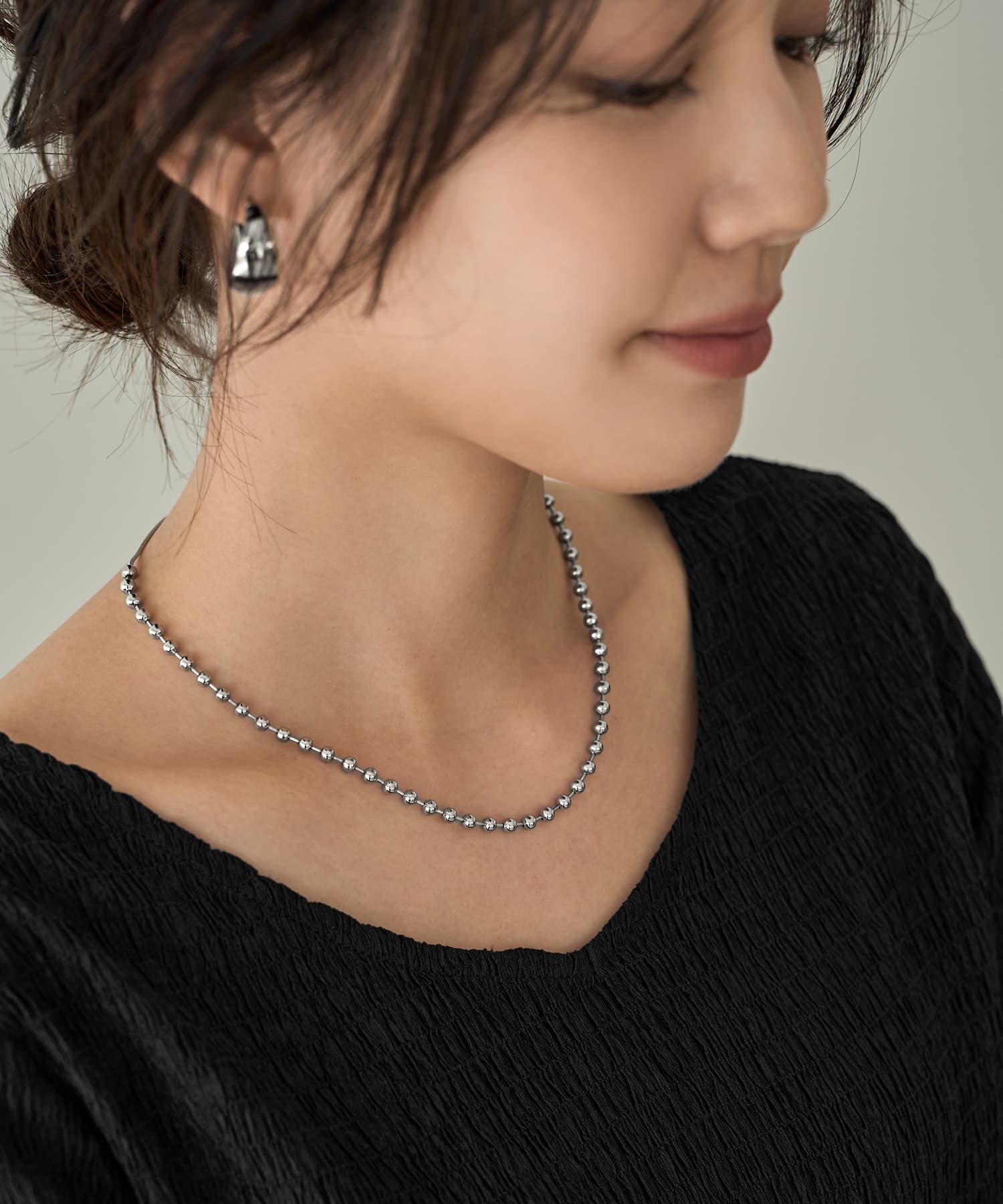 STYLE DELI「長短自在プチボールネックレス」|ネックレス|