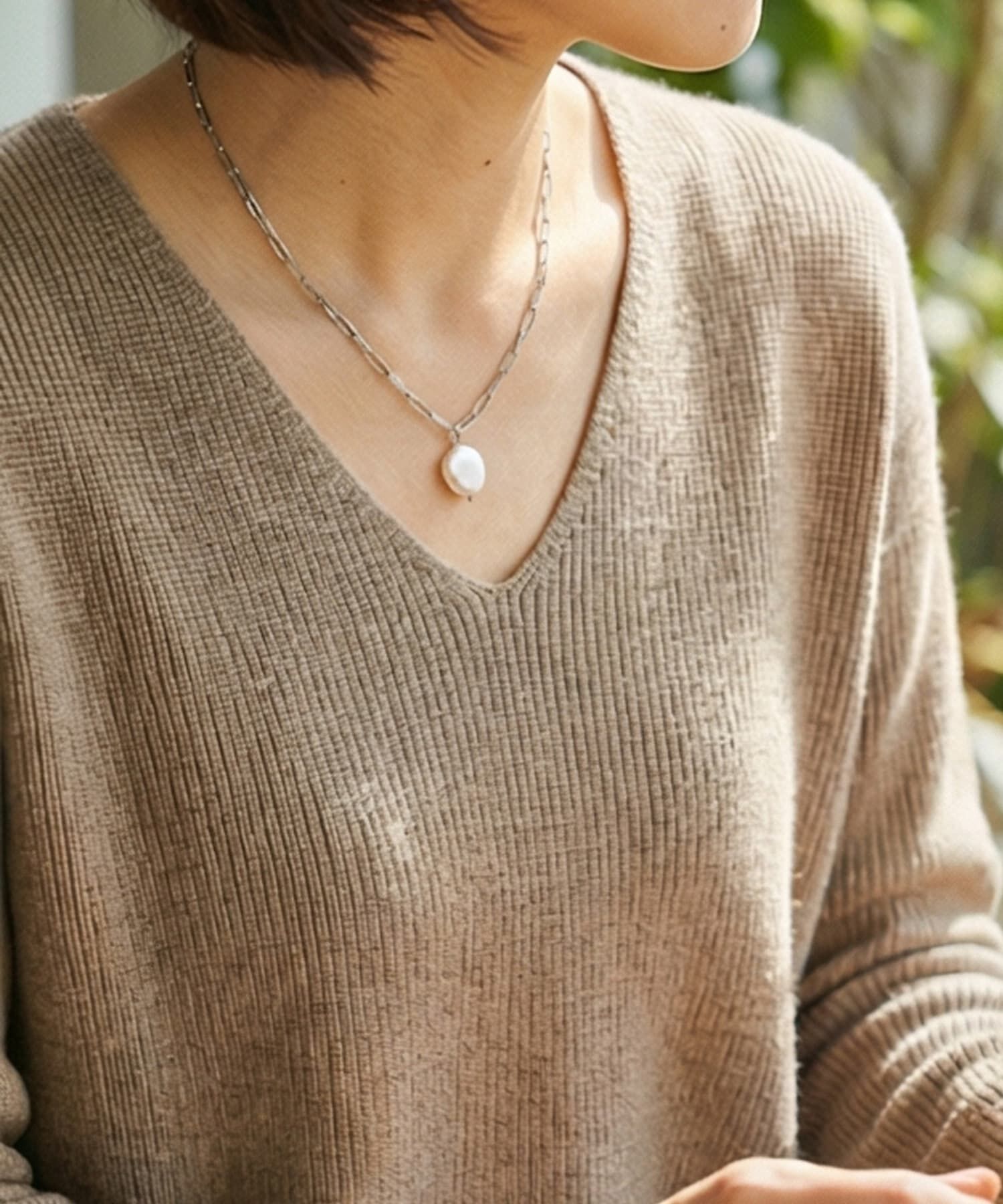 STYLE DELI「【DELI by】淡水パールペンダントネックレス」|ネックレス|