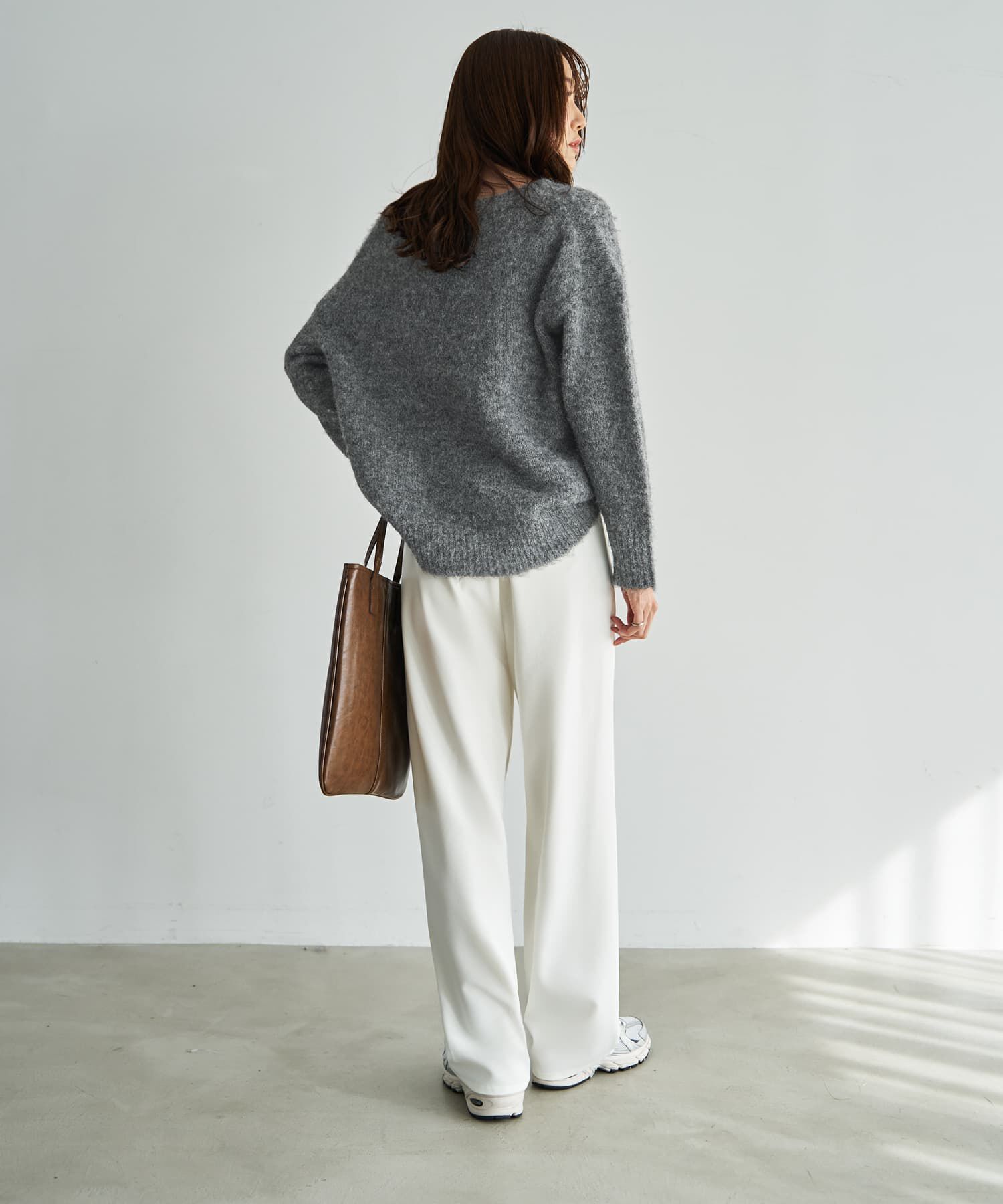 STYLE DELI「裏地付きストレッチツイルワイドパンツ」|その他|