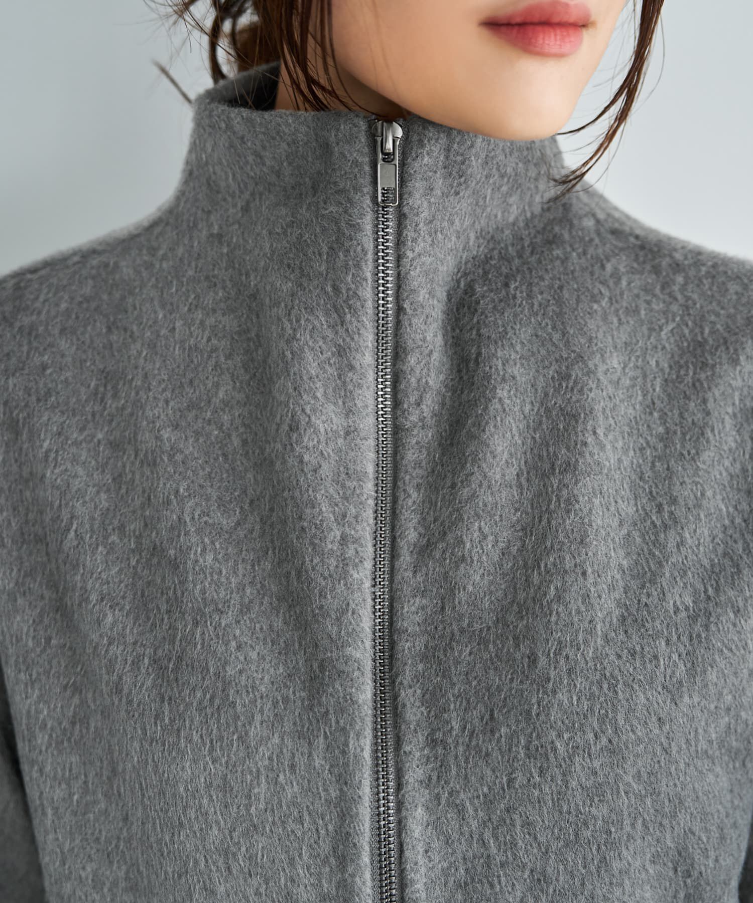 STYLE DELI「【LUXE】カシミヤタッチボトルネックジャケット」|その他|