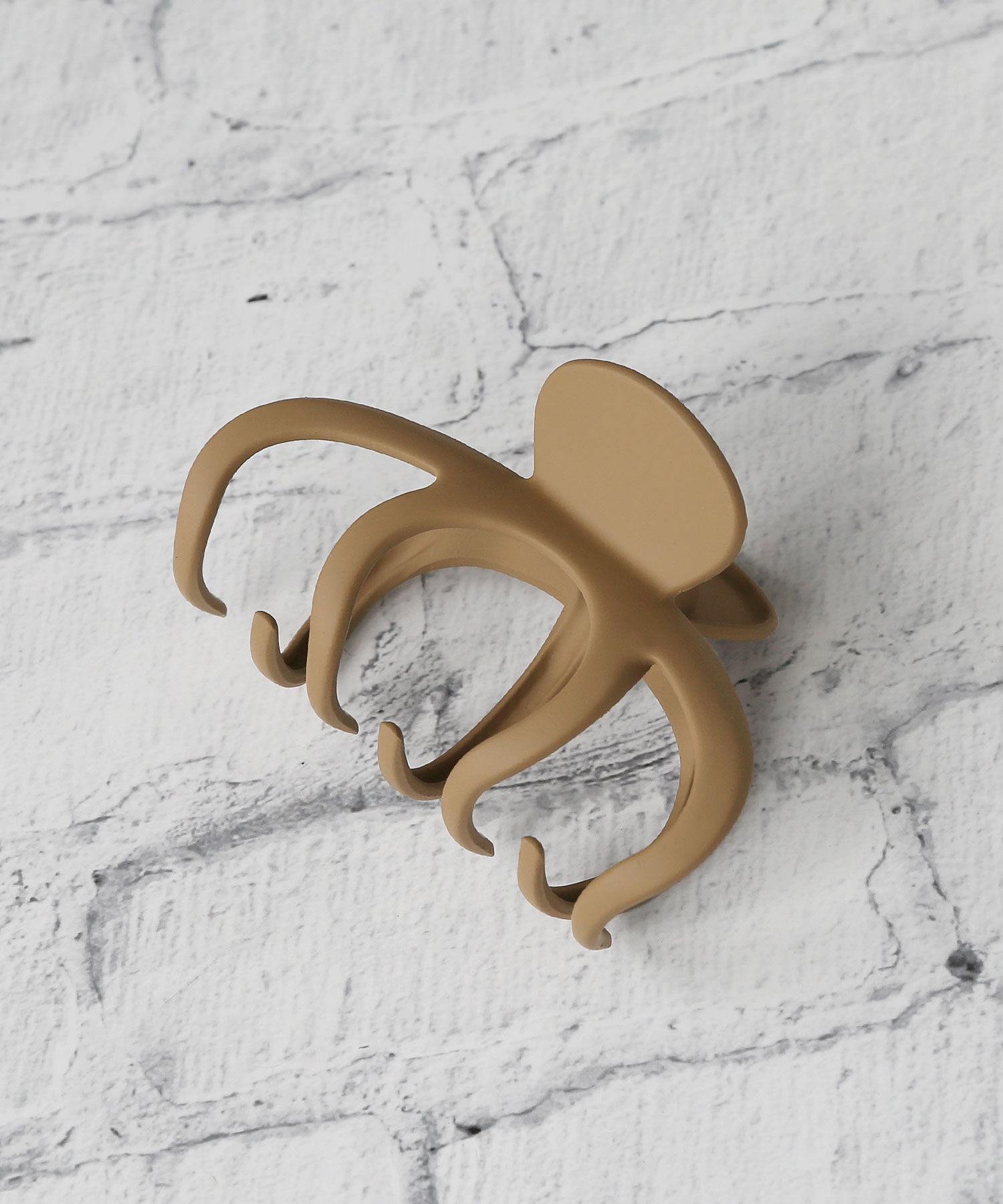 colleca la「マットカラーメタルバンスクリップ/オーバル」|その他|キャメル