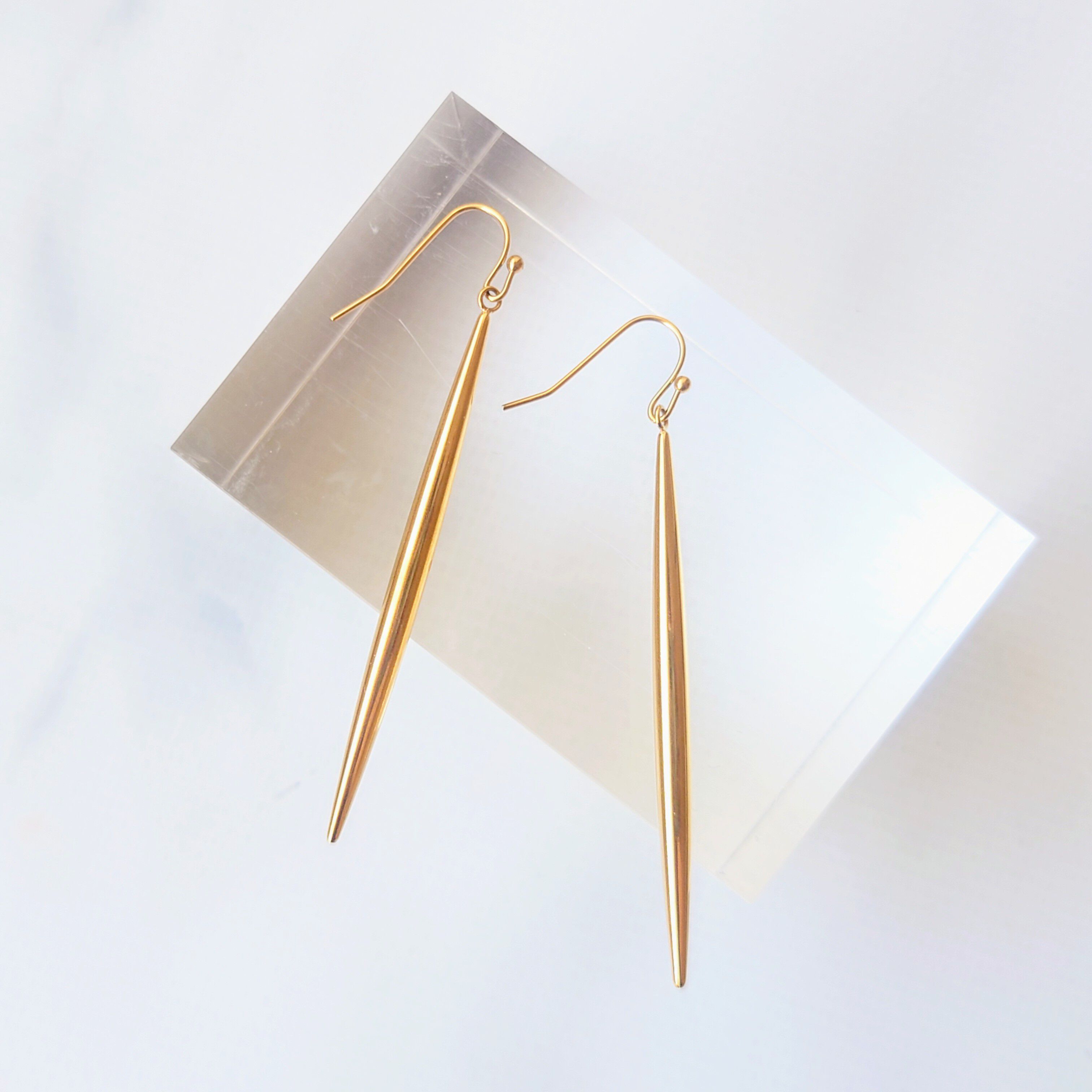 MARQUISE「ロングメタルステンレスピアス」|ピアス|