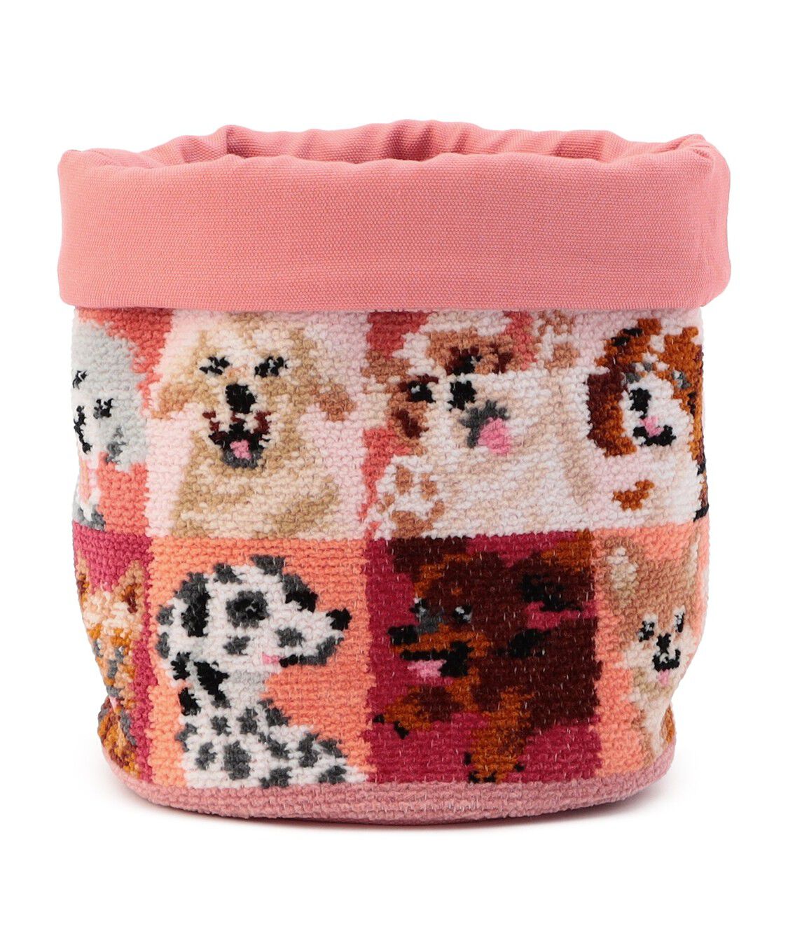 FEILER「ルック！マイドッグ　ファブリックバスケットS　MDG-257077（WEB限定）」|その他|ピンク