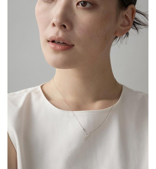 Jouete「PT900/850 ロングネックレス ダイヤモンド」|ネックレス|