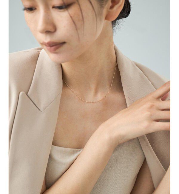 Jouete「K10YG ネックレス デザインチェーン」|ネックレス|