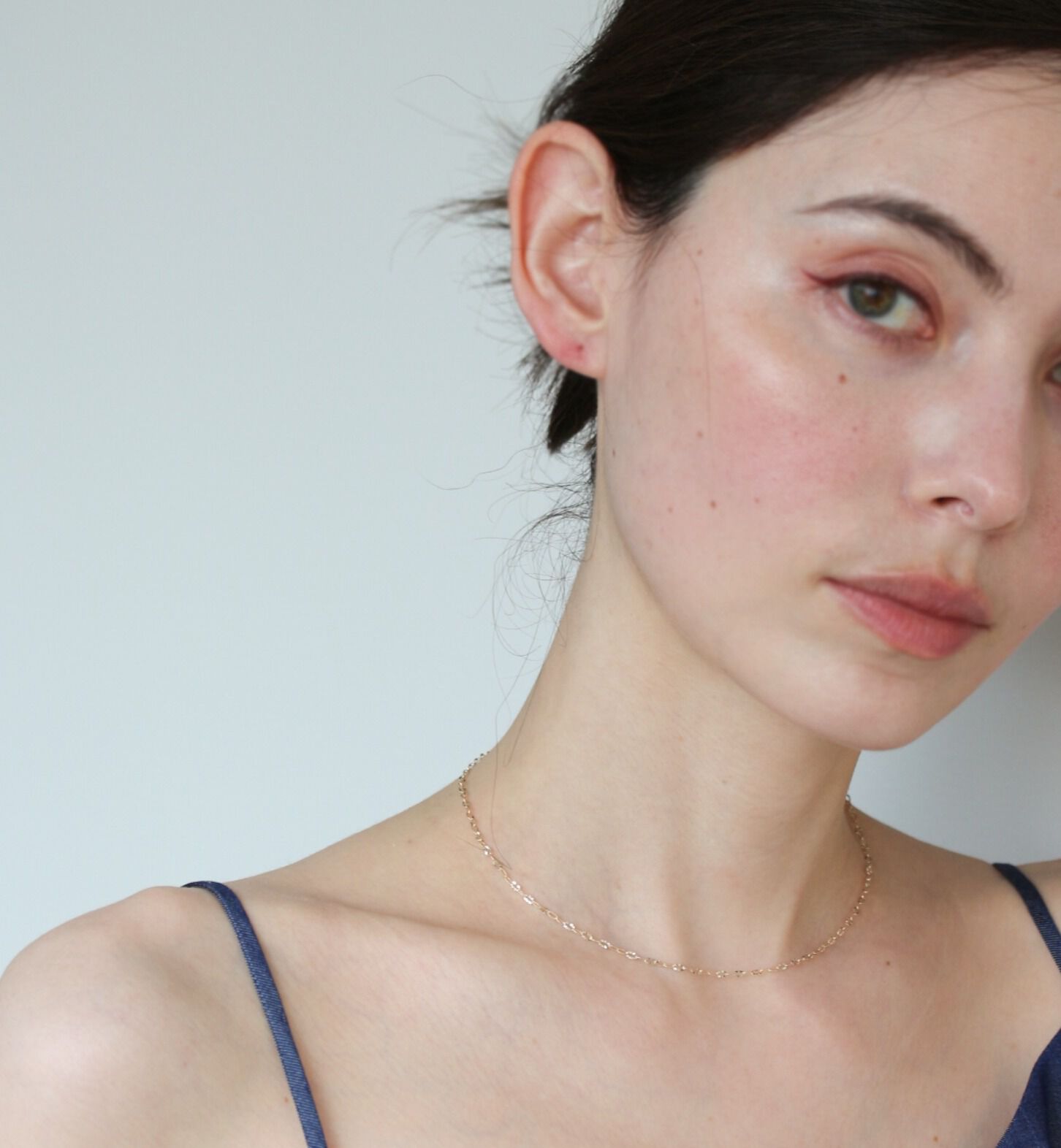  「ゴールド ルナ チェーン チョーカー 35cm | K10YG〈Web限定〉」|ネックレス|