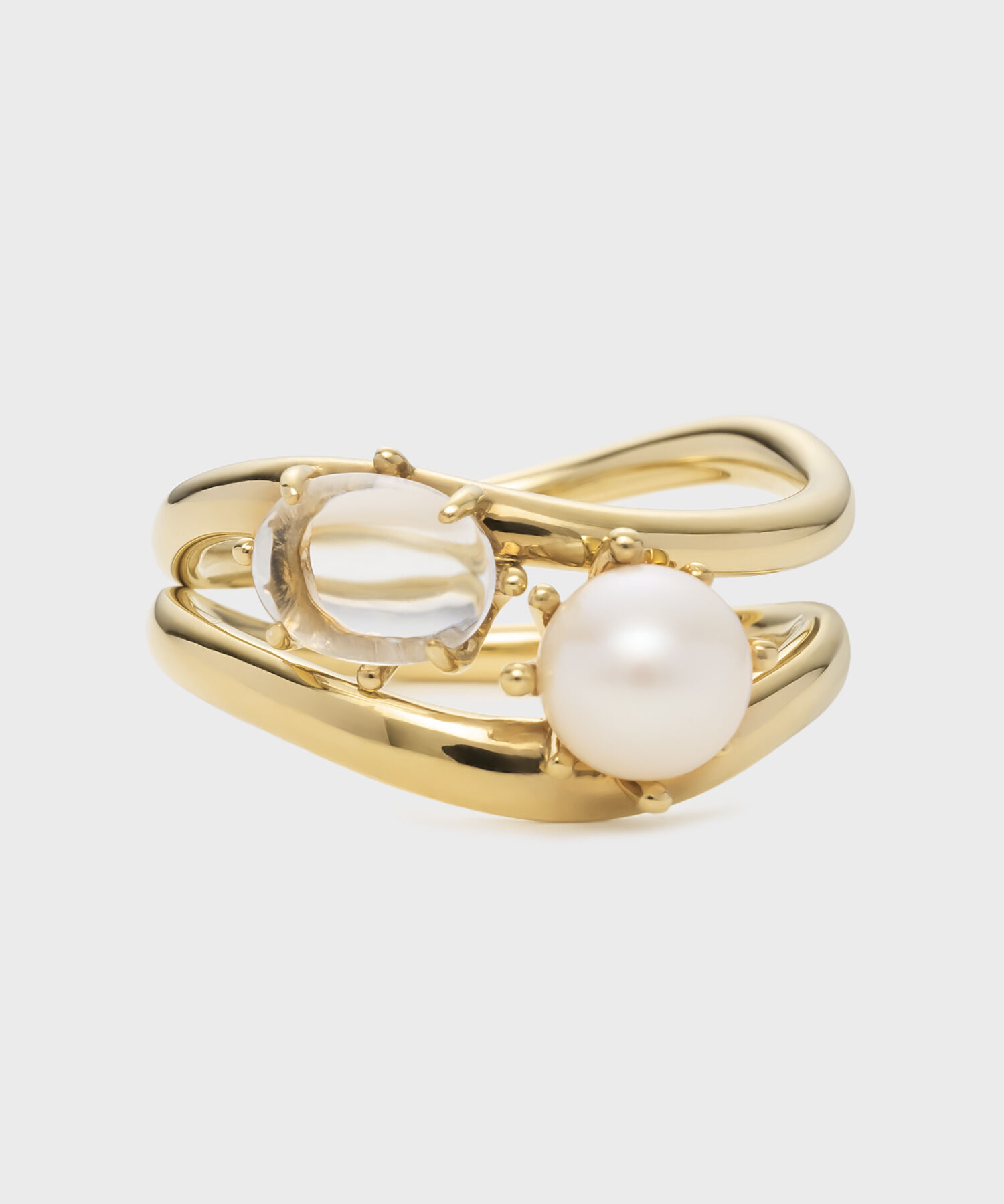 NOJESS「ゴールドパールリング」|リング|