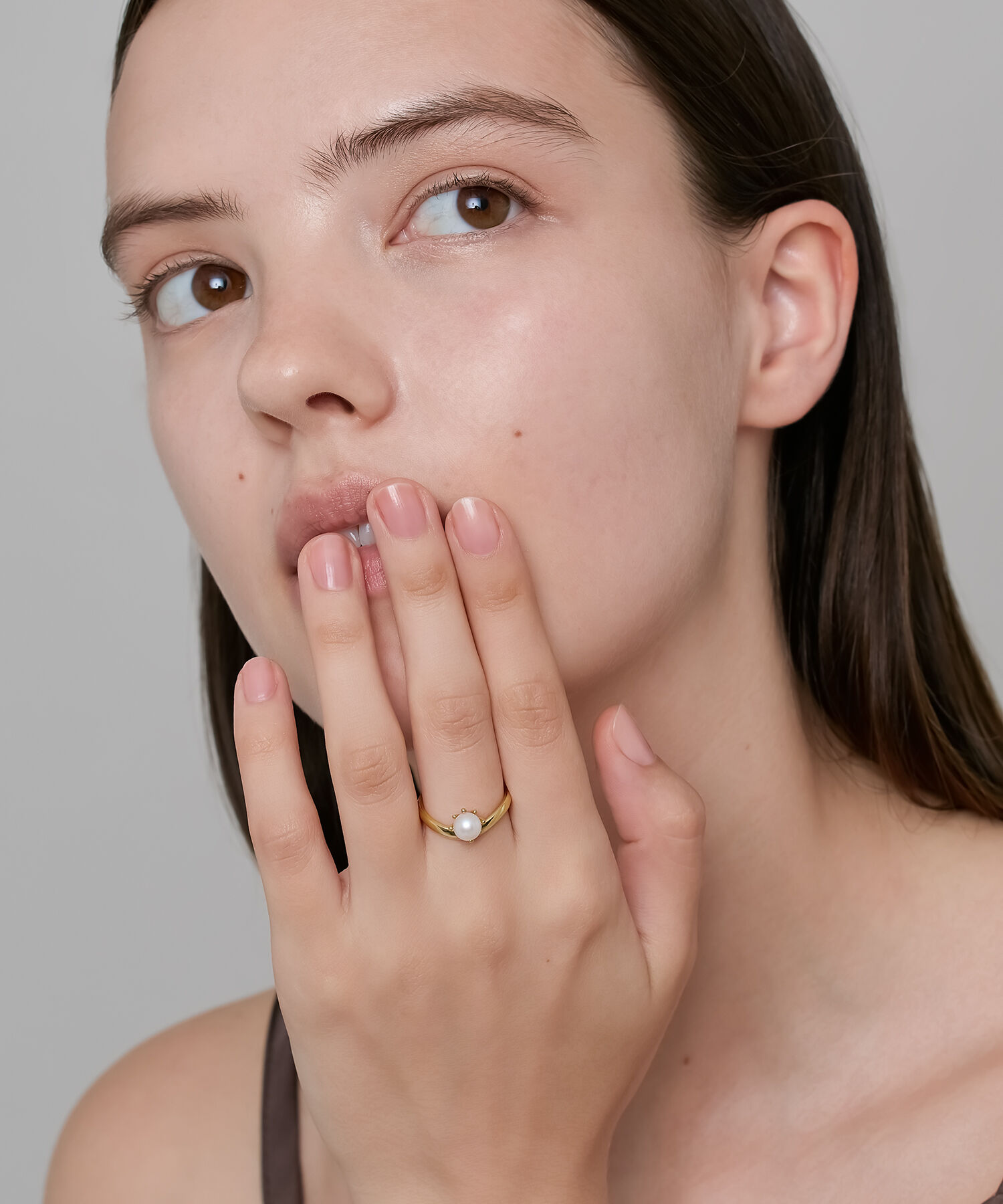 NOJESS「ゴールドパールリング」|リング|